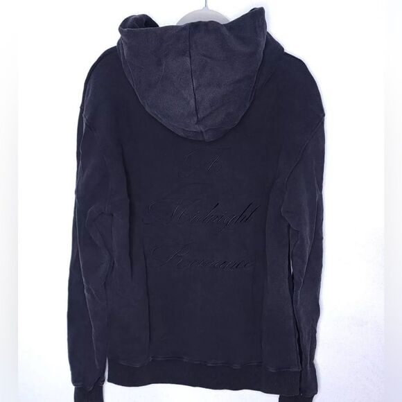 NWT Club Paradise Midnight Hoodie Vintage Black - Romance Embroidered - Size XL - Picture 2 of 9